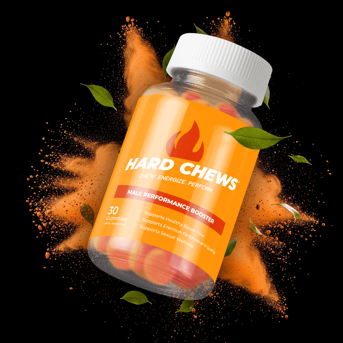 HARD CHEWS® - Mens Vitality Gummies - BUY 3 GET 2 FREE - $43/bottle