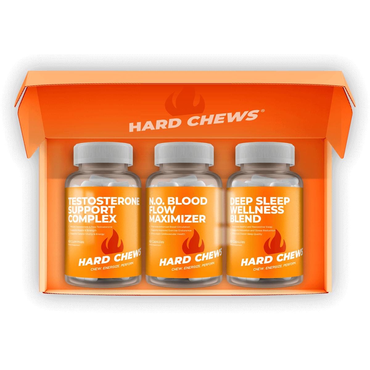 THREE BOTTLES OF HARD CHEWS