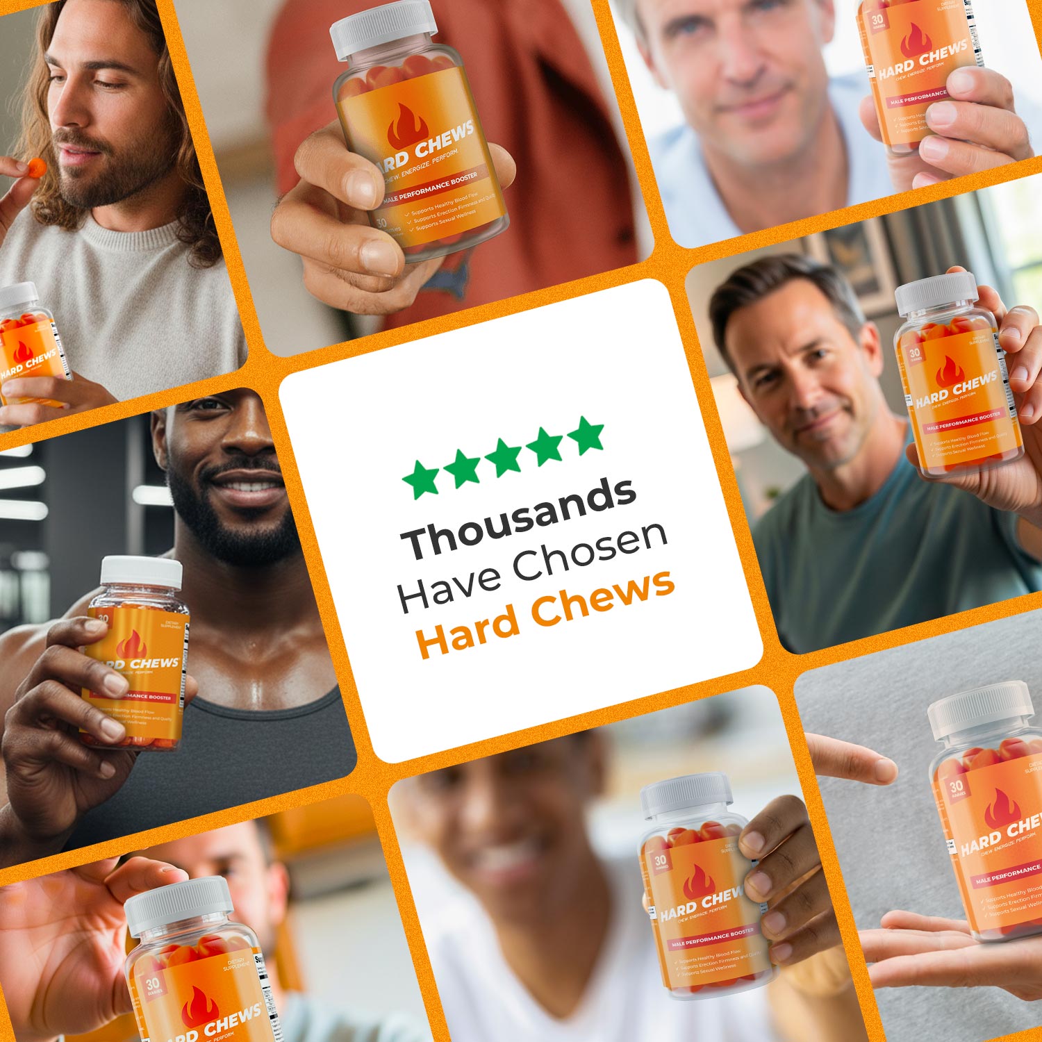 HARD CHEWS® - Male Performance Gummies